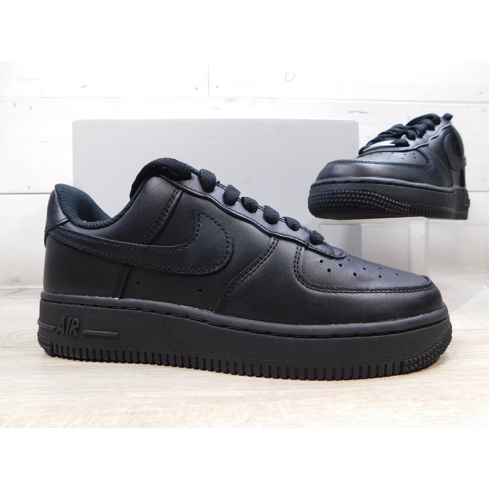 Nike Air Force 1 '07 Womens Size 6 Shoes Triple Black DD8959-001 Sneaker New NIB
